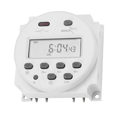 Immagine di Nikou Mini CN101A Interruttore timer digitale LCD di grandi dimensioni con controllo microcomputer ad alta precisione CC 12V anti interferenza