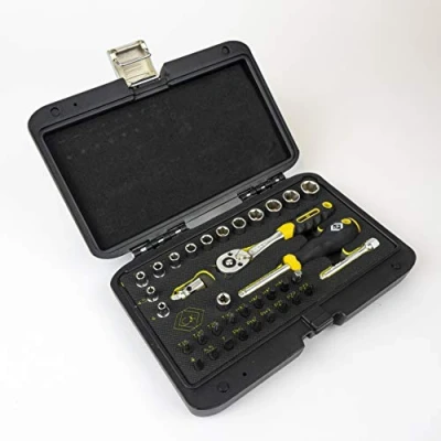 Immagine di C.K T4660 Kit inserti giravite a bussola metrico 1/4 36 parti
