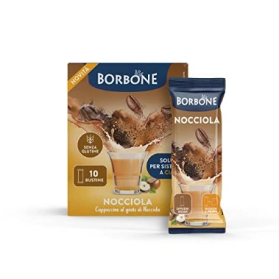 Immagine di Caffè Borbone Nocciola Stick 80 (8 astucci da 10) Ideali per Sistemi a Cialde