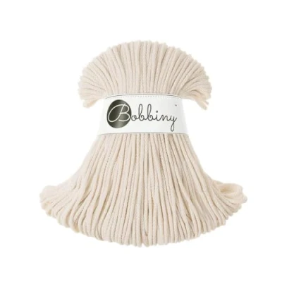 Immagine di Bobbiny Corda macramé intrecciata Junior 3 mm (naturale) 100 m