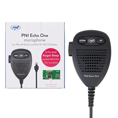 Immagine di PNI Microfono Echo One HP 6500 7120 con modalità eco e segnale acustico programmabile