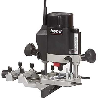 Immagine di Trend fresa a immersione 1000 W 8 mm velocità variabile 230 V EU, leggera ad alte prestazioni, perfetta per il taglio di cerniere, T5EB/MK2/EURO
