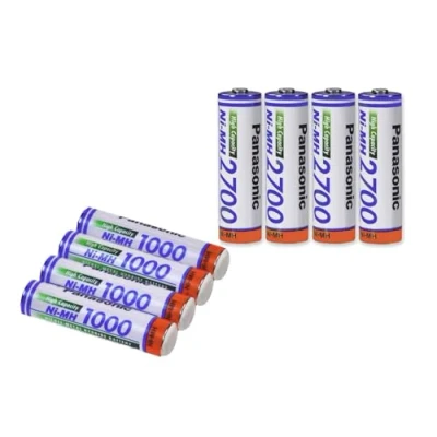 Immagine di Panasonic HR 3U + box Batteria ricaricabile Stilo (AA) NiMH 2700 mAh 1.2 V 4 pz.