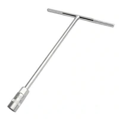 Immagine di SENRISE Chiave a bussola, testa esagonale, lunga, 6 19 mm, con impugnatura T, portata profonda, 1 pz, argento