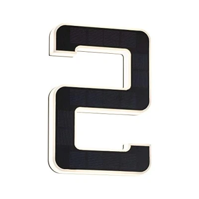 Immagine di PAULMANN 79843 Lampada solare per numero civico 0.20 W Bianco caldo Nero