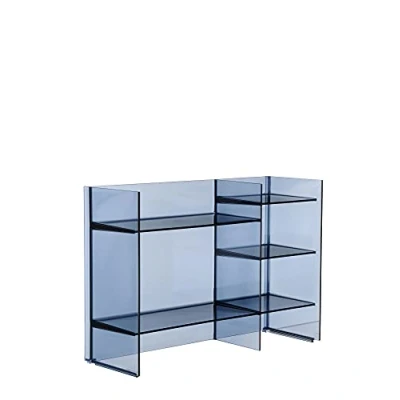 Immagine di Kartell Sound Rack, Mobile Contenitore, Blu Tramonto, 26 x 75 53 cm