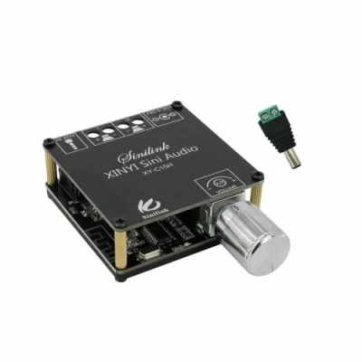 Immagine di Fasizi 20Wx2 Stereo Bluetooth Amplificatore di Potenza Digitale Modulo Scheda Dual Channel 360 Stepless Tuning Board Con Custodia