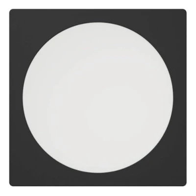 Immagine di Eglo Fueva 6 Faretto da incasso a LED, quadrato, soffitto, in plastica di colore nero e bianco, luce bianca calda fredda, 21,6 x cm
