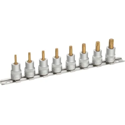Immagine di HAZET 8802T/8H Set bussole 8 Torx interno Quadrato