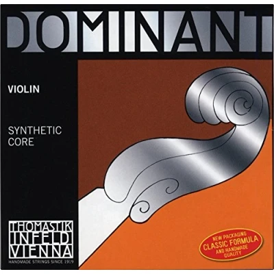 Immagine di Thomastik corda per 4/4 violino Dominant Re nucleo sintetica, rivest. alluminio, soft