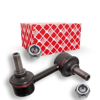 Immagine di febi BILSTEIN 18110 Bielletta barra stabilizzatrice Assale anteriore Sx 70 M10 x 1,25 Plus con dado autobloccante Acciaio