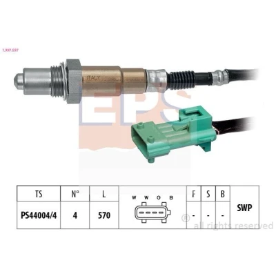 Immagine di FACET 10.7597 Sonda lambda Made in Italy OE Equivalent riscaldato, planare, Filettatura prelubrificata PEUGEOT: 207 Hatchback, 206 Hatchback