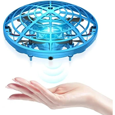 Immagine di Kriogor Mini Drone per Bambini e Adulti con Controllo Manuale Rotazione a 360, Aereo, Giocattolo LED, Volante, Regalo Bambine