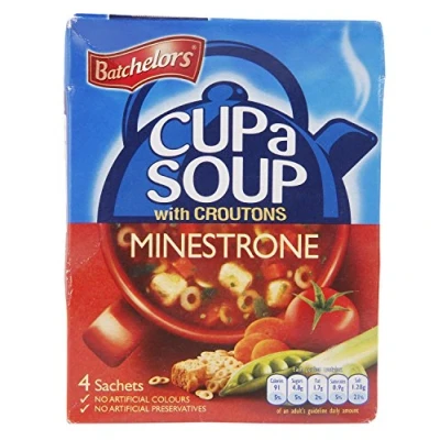 Immagine di Batchelors Cup A Soup Minestrone with Croutons (1 x 94g Box )