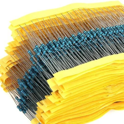 Immagine di 600 Pezzi Resistore, Film Resistore Kit, Resistori Metallica Resistor Metallico, per Progetti ed Esperimenti Fai Da Te, Valori Multipli Resistenza(10 Ohm 1 M Ohm)