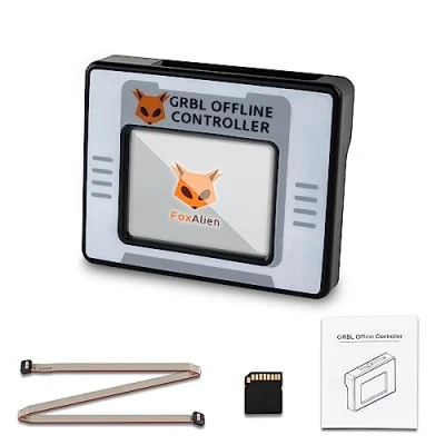Immagine di CNC Controller Offline, Modulo di Controllo Offline con Touchscreen LCD GRBL per FoxAlien 3018 SE, LE 4040 Router Macchina Incisione