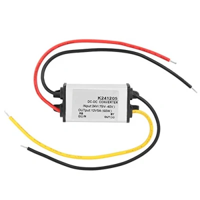 Immagine di DEWIN DC Converter 24V a 12V 5A Step Down Convertitore Buck di Tensione Modulo Alimentazione per Auto e Barche