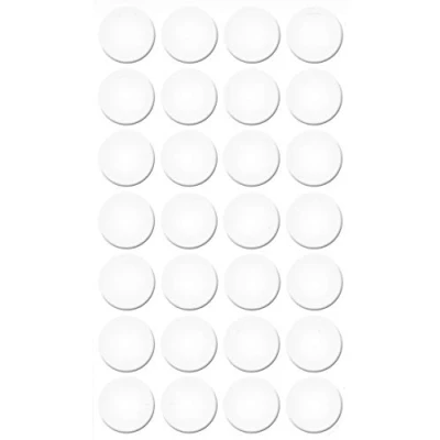 Immagine di haggiy cappucci di copertura autoadesivi per mobili a vite viti e fori protettivi Ø20 mm 28 pezzi intonaco (Bianco freddo)