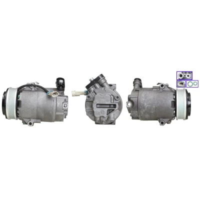 Immagine di ELSTOCK 51 0239 Compressore Aria Condizionata PAG 46 R 134a con guarnizioni OPEL: Zafira A, Meriva Corsa C Hatchback