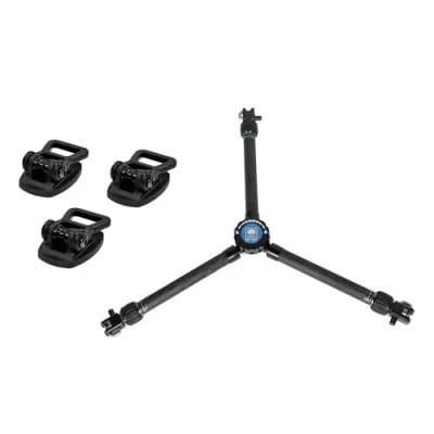 Immagine di SIRUI SQ75 Rapid System Set treppiedi a due gambe con regolazione in altezza monostadio e testa fluida professionale VHS 10, SV FM