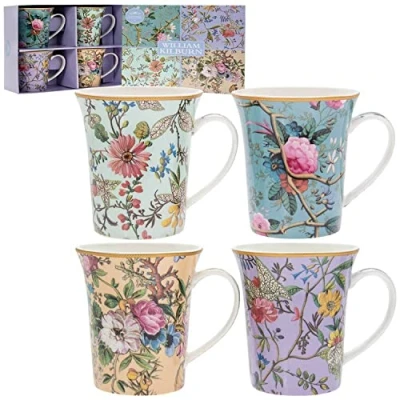 Immagine di The Leonardo Collection LP94355 William Kilburn Set di 4 tazze in ceramica, 7 ml