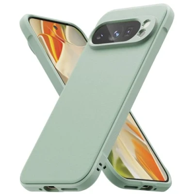 Immagine di Ringke Onyx Compatibile con Cover Pixel 9 Pro, Ottima Grip Antiscivolo Antiurto Perfetta Calza Custodia Robusta Antigraffio TPU Mint