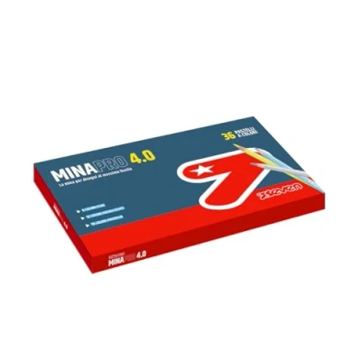 Immagine di Seven Pastelli Scuola Minapro 4.0, Scatola da 36 pz, CONTENUTO: 6 colori fluo, 12 metallizzati, 18 pastello, Con spazio nome personalizzabili