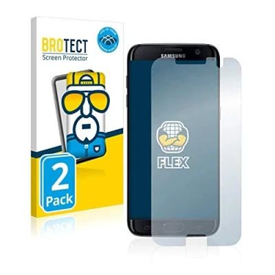 Immagine di brotect Pellicola Copertura Completa per Samsung Galaxy S7 Edge (2 Pezzi) Full Cover 3D Curvo