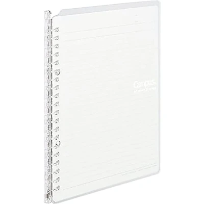 Immagine di Kokuyo Campus Smart Ring Binder Raccoglitore ad anelli, formato A5, 20 trasparente, per ufficio, di &quot;Kokuyo Co., Ltd.&quot;