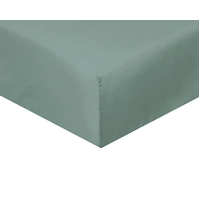Immagine di Sleepdown Lenzuolo con angoli, super morbido, comodo e facile da pulire, in policotone, biancheria letto di lusso, 25 cm profondità, non stirare, verde salvia king size