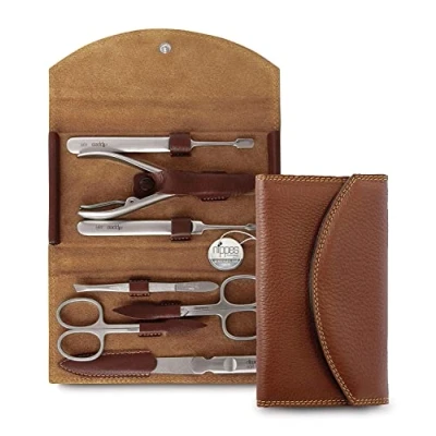 Immagine di Set per manicure, custodia in pelle con chiusura