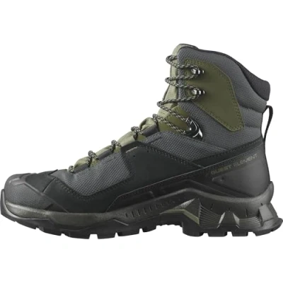 Immagine di Salomon Quest GTX Scarpa da hiking, Uomo, Taglia: 46 2/3, Black/deep lichen green/olive night Pelle e tessuto
