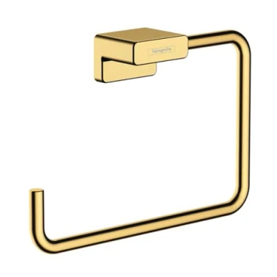 Immagine di hansgrohe AddStoris Porta asciugamano ad anello, oro lucido, 41754990