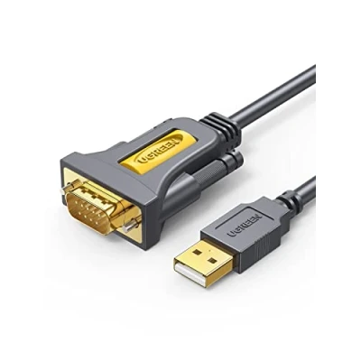 Immagine di UGREEN Adattatore USB a RS232 Cavo DB9 9 Pin per Registratore di Cassa, Stampante, Scanner, Stampante Codici Barre 2.0 Windows 11 10 8 7 Vista XP, Mac OS, Linux e Chrome OS (3M)