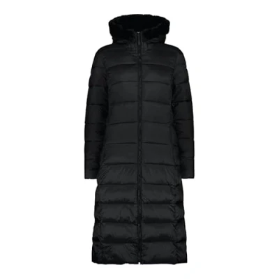 Immagine di CMP Cappotto da donna in nylon con cappuccio fisso, Nero, 40