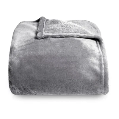 Immagine di Silentnight coperta in pile super morbida, versatile, soffice per letto, divano e divano, realizzata caldo morbido pile, colore: antracite, 130 x 150 cm