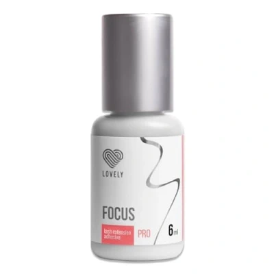 Immagine di colla per ciglia LOVELY FOCUS (6ml, colore: NERO) fulminea, tempo di asciugatura: 0,5 secondi, adesione 8 settimane, durevole, extension professionali