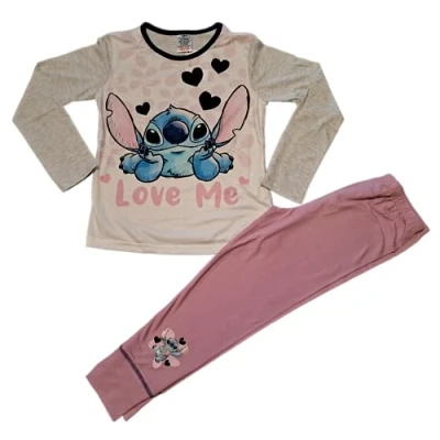 Immagine di TDP Textiles Pigiama Love Me di Lilo e Stitch. Dai 5 ai 12 anni (5 6 anni) Multicolore