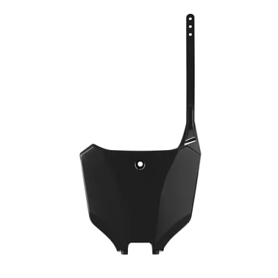 Immagine di POLISPORT 8670700003 Tabella portanumero replica OEM realizzata in plastica lucida resistente e durevole compatibile con le moto Honda colore nero