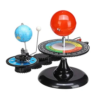 Immagine di Globi del Sistema Solare Terra e Luna Orbita Modello Building Set Planetario Strumenti Educazione Demo Astronomia Giocattolo per Studenti Bambini
