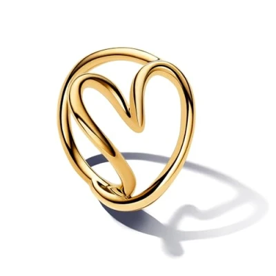 Immagine di PANDORA Essence Collane placcate in oro 14k con perle coltivate d&#039;acqua dolce trattate bianche, 65