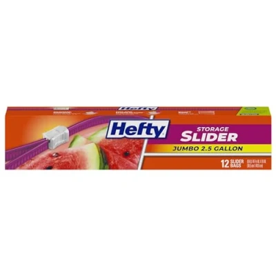 Immagine di Hefty Slider Storage Bags, Jumbo, 12 Count(Packaging May Vary) by