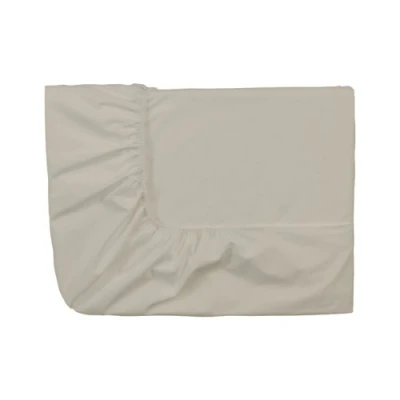 Immagine di Essix Home Collection Lenzuolo con Angoli, in Cotone Percalle, Numero Fili: 80, Lino, 140 x 190 cm