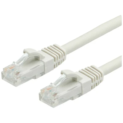 Immagine di Value 21.99.0202 RJ45 cavo di rete, patch CAT 6 U/UTP 2.00 m Grigio non schermato, Privo alogeni, Ritardante fiamma 1 pz.