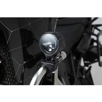 Immagine di crash bar clamps For lights SW MOTECH Black. Ř 22/25, 4/26/27/28 mm bars.