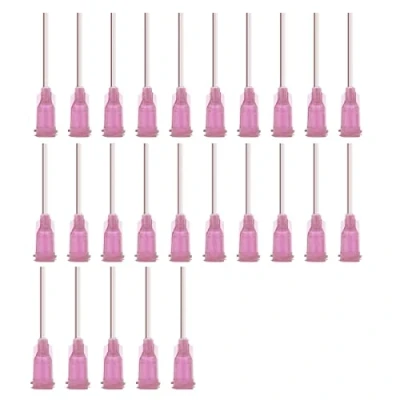 Immagine di Luer Lock siringa in plastica, punta smussata da 20 g, misura strumenti per misurare, lucidalabbra, riempimento liquido, erogazione, artigianato fai te, applicatore di colla