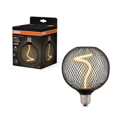 Immagine di OSRAM Decor LED Spiral Filament Globe E27 3,5W nero 818