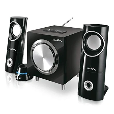 Immagine di Audiocore AC790 2.1 Sistema di altoparlanti multimediali, 15 W (R.M.S.) Altoparlante subwoofer Bluetooth AUX slot scheda SD USB