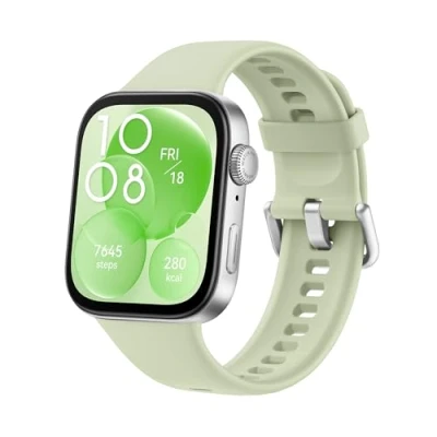 Immagine di HUAWEI WATCH FIT 3, Display AMOLED da 1.82&quot;, Design ultra sottile, Monitoraggio completo del fitness, salute 24h, Compatibilità con iOS e Android, Chiamate Bluetooth, Verde