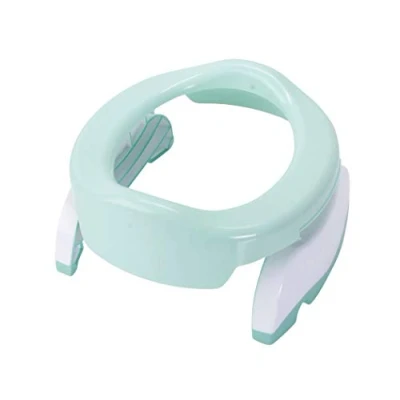 Immagine di POTETTE PLUS Vaso da viaggio/riduttore WC 2 in 1 verde chiaro/bianco